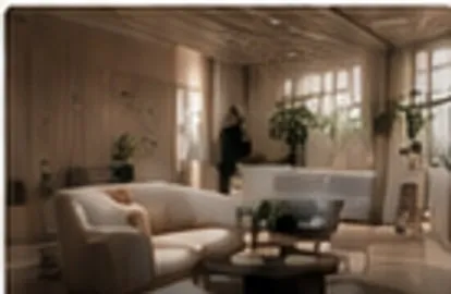 Sala de convivência com sofás